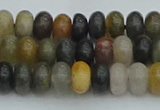 CRB2845 15.5 inches 4*6mm rondelle fancy jasper beads wholesale