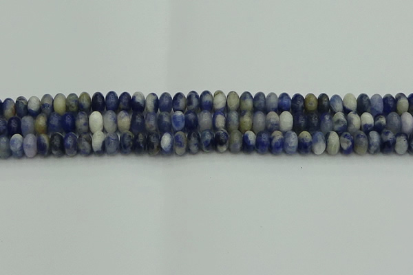 CRB2880 15.5 inches 4*6mm rondelle sodalite beads wholesale