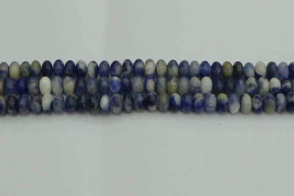 CRB2882 15.5 inches 6*10mm rondelle sodalite beads wholesale