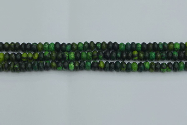 CRB2895 15.5 inches 4*6mm rondelle chrysocolla beads wholesale