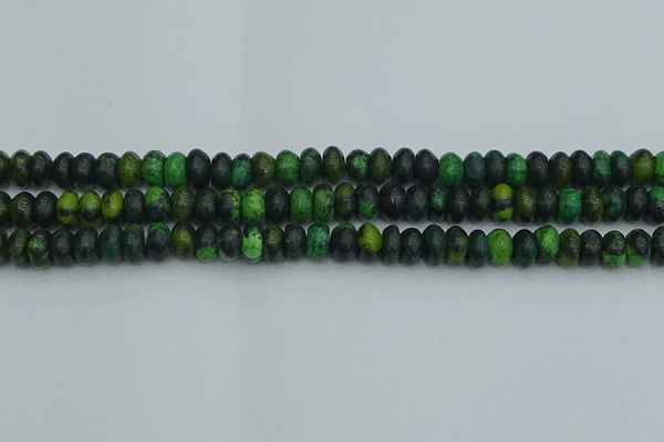 CRB2896 15.5 inches 5*8mm rondelle chrysocolla beads wholesale