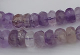 CRB301 15.5 inches 5*8mm - 10*14mm faceted rondelle ametrine beads