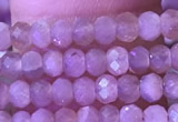 CRB3107 15.5 inches 2*3mm faceted rondelle tiny moonstone beads
