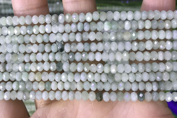 CRB3166 15.5 inches 2.5*4mm faceted rondelle tiny jade beads