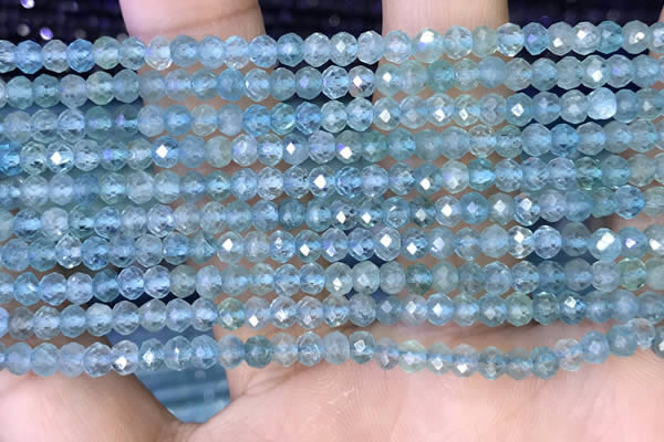 CRB3173 15.5 inches 2.5*4mm faceted rondelle tiny apatite beads