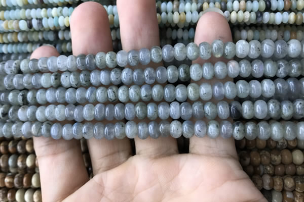 CRB4034 15.5 inches 4*6mm rondelle labradorite beads wholesale
