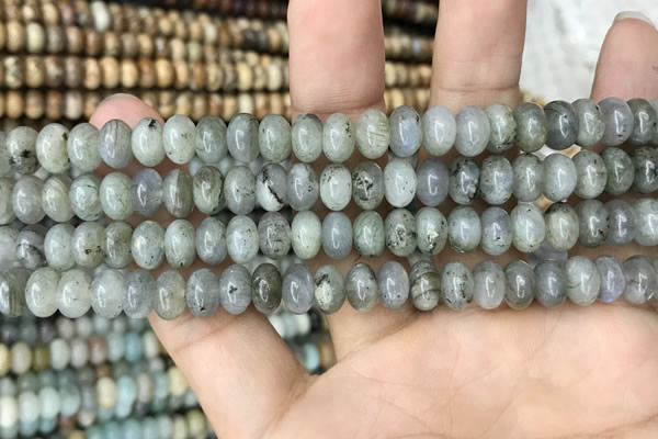 CRB4080 15.5 inches 5*8mm rondelle labradorite beads wholesale