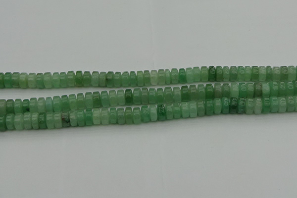 CRB426 15.5 inches 5*8mm rondelle green aventurine beads