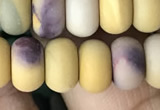CRB5072 15.5 inches 5*8mm rondelle matte mookaite beads wholesale