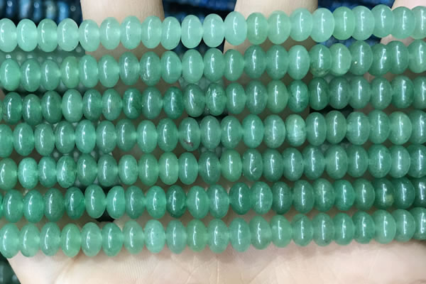 CRB5301 15.5 inches 4*6mm rondelle green aventurine beads