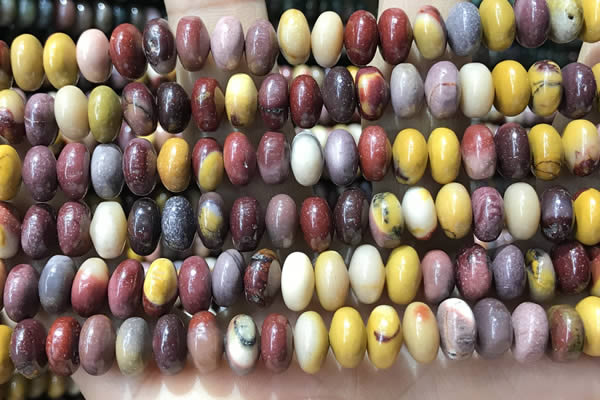 CRB5358 15.5 inches 5*8mm rondelle mookaite beads wholesale