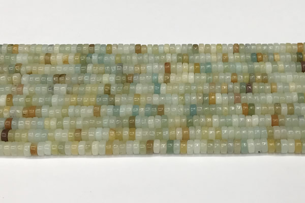 CRB5670 15 inches 3*4mm heishi amazonite beads wholesale
