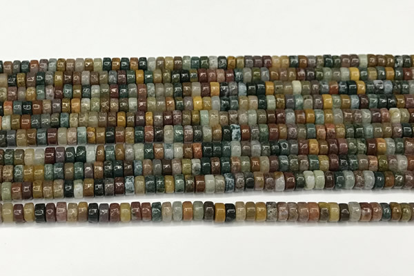 CRB5673 15 inches 3*4mm heishi ocean agate beads wholesale