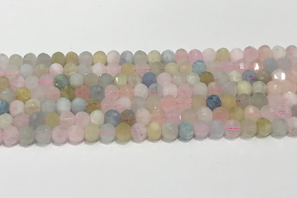 CRB5697 15 inches 6*6mm morganite beads wholesale