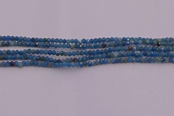 CRB700 15.5 inches 2*3mm faceted rondelle apatite gemstone beads