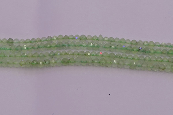CRB722 15.5 inches 3*4mm faceted rondelle prehnite gemstone beads