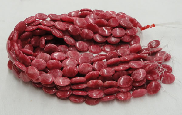 CRC08 16 inches 15*20mm oval rhodochrosite gemstone beads wholesale