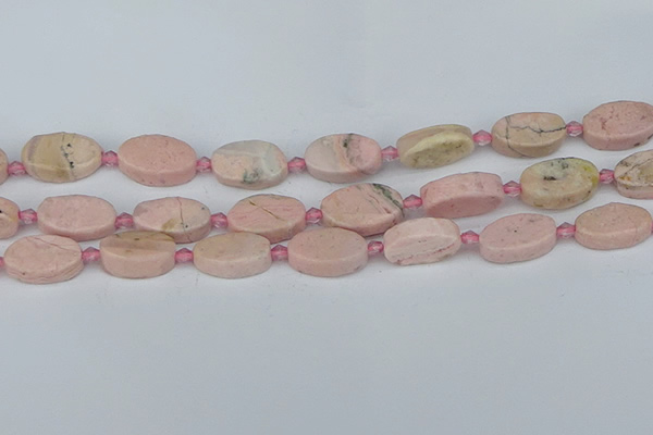 CRC1012 15.5 inches 10*18mm oval rhodochrosite gemstone beads
