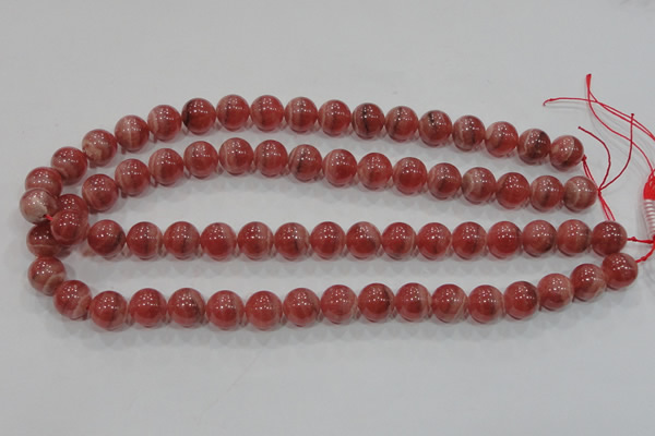 CRC104 15.5 inches 12mm round natural argentina rhodochrosite beads