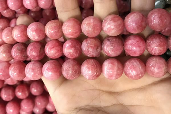 CRC1052 15.5 inches 14mm round rhodochrosite beads wholesale