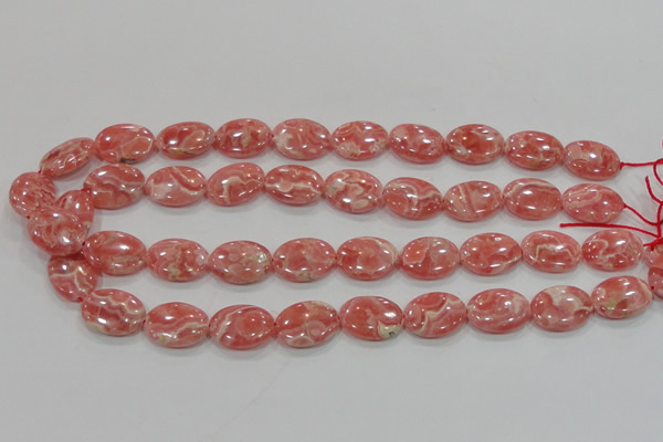 CRC107 15.5 inches 15*20mm oval natural argentina rhodochrosite beads