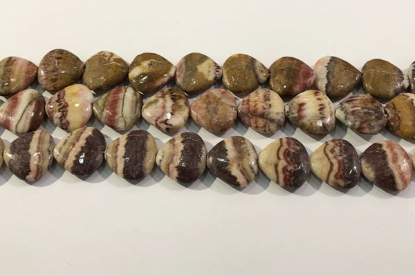 CRC1090 15.5 inches 20*20mm heart rhodochrosite beads wholesale