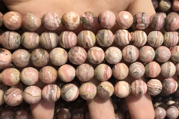 CRC1152 15.5 inches 10mm round rhodochrosite gemstone beads