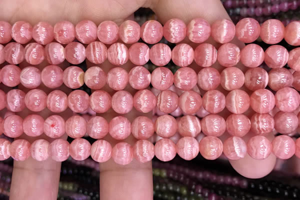 CRC1164 15.5 inches 7mm round rhodochrosite gemstone beads