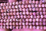 CRC1171 15.5 inches 6mm faceted round rhodochrosite gemstone beads