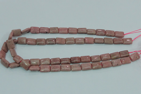 CRC206 16 inches 10*14mm rectangle rhodochrosite gemstone beads
