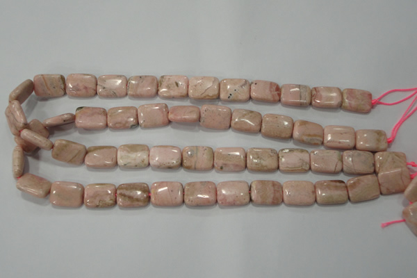 CRC304 15.5 inches 12*16mm rectangle Peru rhodochrosite beads