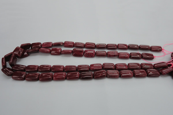 CRC821 15.5 inches 10*14mm rectangle Brazilian rhodochrosite beads