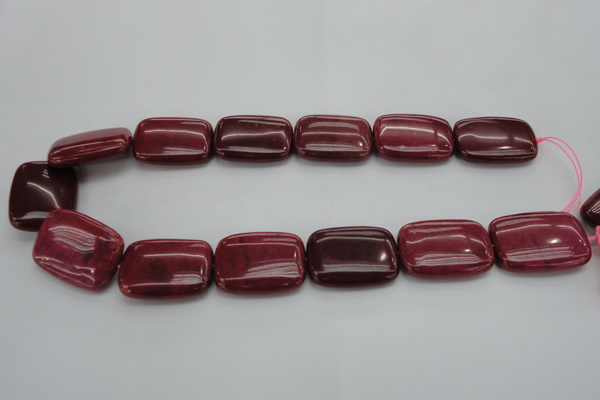 CRC826 15.5 inches 22*30mm rectangle Brazilian rhodochrosite beads