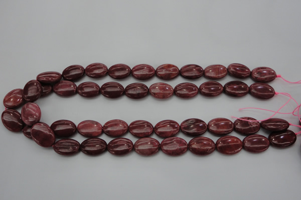 CRC834 15.5 inches 15*20mm oval Brazilian rhodochrosite beads