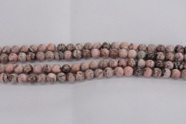 CRC903 15.5 inches 8mm round natural rhodochrosite beads