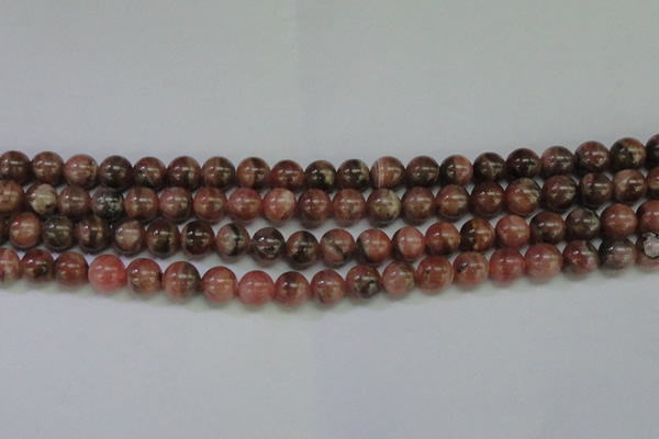 CRC915 15.5 inches 8mm round natural rhodochrosite beads