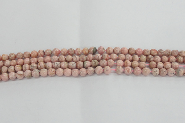 CRC921 15.5 inches 6mm round natural rhodochrosite beads