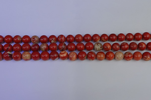 CRE303 15.5 inches 10mm round red jasper beads wholesale
