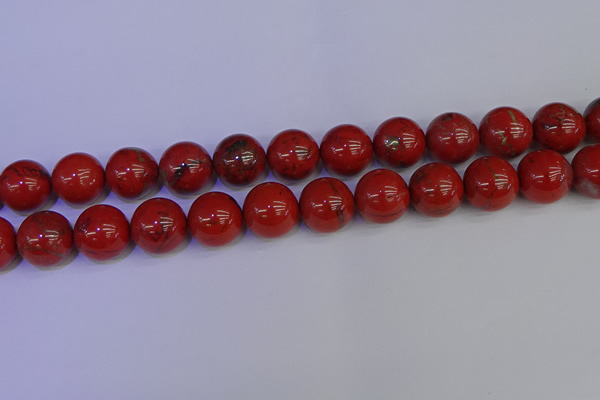 CRE306 15.5 inches 16mm round red jasper beads wholesale