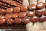 CRE64 15.5 inches 13*18mm oval red jasper beads wholesale