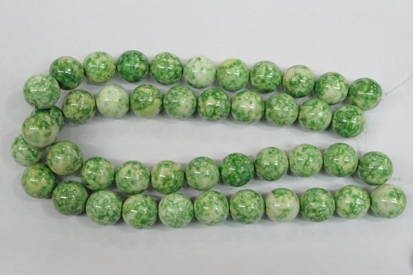CRF187 15.5 inches 18mm round dyed rain flower stone beads wholesale