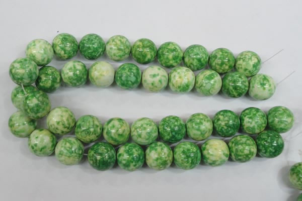 CRF188 15.5 inches 20mm round dyed rain flower stone beads wholesale