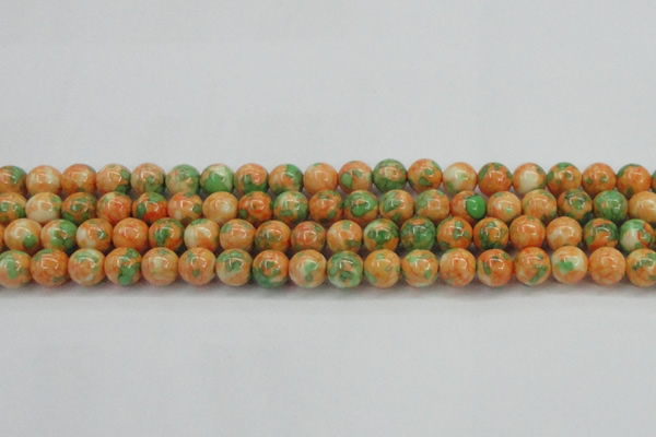 CRF311 15.5 inches 12mm round dyed rain flower stone beads wholesale