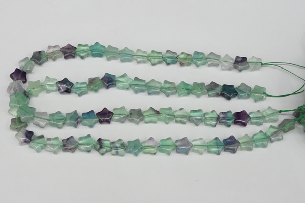 CRG04 15.5 inches 12*12mm star fluorite gemstone beads wholesale