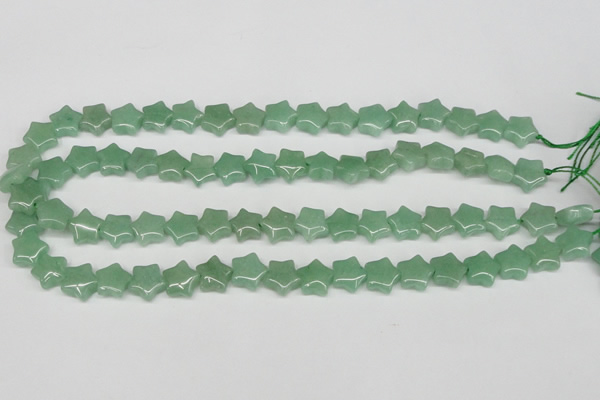 CRG10 15.5 inches 12*12mm star green aventurine gemstone beads