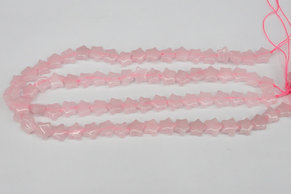 CRG11 15.5 inches 12*12mm star rose quartz gemstone beads wholesale