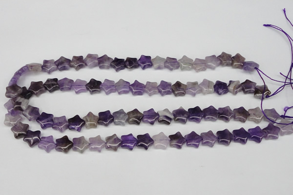 CRG12 15.5 inches 12*12mm star amethyst gemstone beads wholesale
