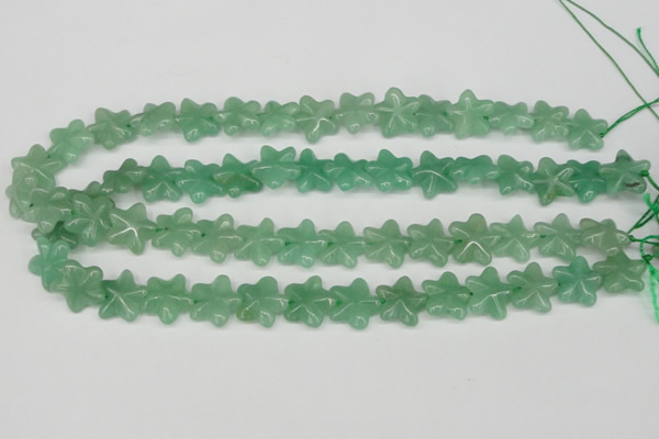 CRG15 15.5 inches 16*16mm star green aventurine gemstone beads