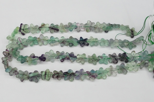 CRG17 15.5 inches 16*16mm star fluorite gemstone beads wholesale