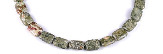 CRH07 different sizes rectangle natural rhyolite bead Wholesale